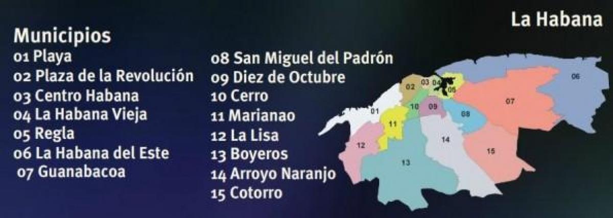 ramani ya regla Cuba