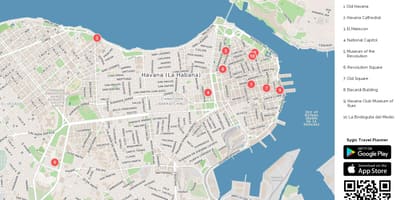 Havana Cuba ramani ya mji