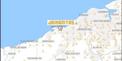 Ramani ya jaimanitas Cuba